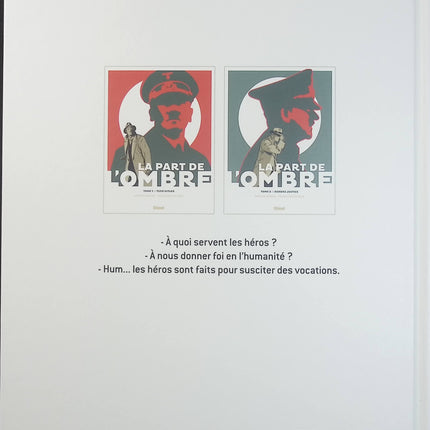 La Part de l’ombre Tome 1 – Tuer Hitler – Patrice Perna, Francisco Ruizge – BD historique, thriller, Seconde Guerre mondiale et attentat - Livre BD