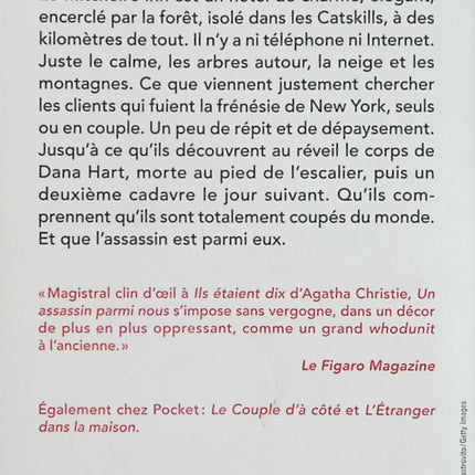 Un assassin parmi nous Shari Lapena Thriller huis clos suspense - Livre