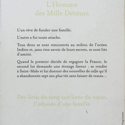 L'Homme des Mille Détours - Agnès Martin-Lugand - Roman contemporain - Amour - Famille - Secrets - Saint-Malo - Livre