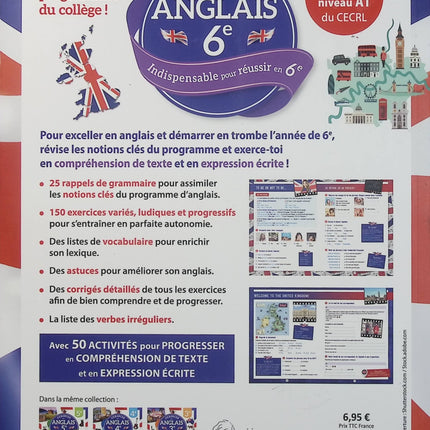 S’exercer en anglais 6e – Céline Leclercq – Cahier d’exercices – Révisions et soutien scolaire collège - Livre