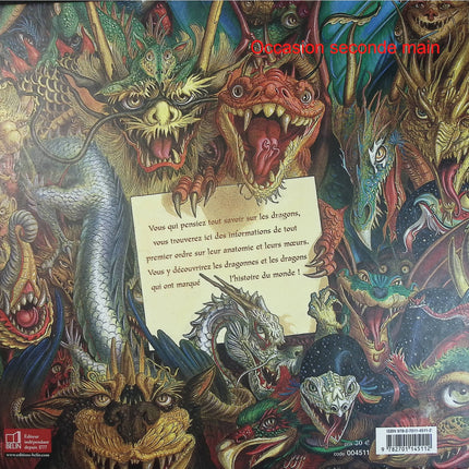 Tendres Dragons - Sylvie Chausse et Philippe-Henri Turin - Livre jeunesse d'occasion - Encyclopédie humoristique sur les dragons - Livre