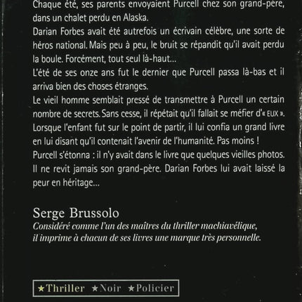 Le Livre du grand secret – Serge Brussolo – Thriller fantastique, Alaska et complot - Livre