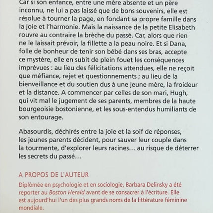 L'enfant du scandale - Barbara Delinsky - Roman sentimental d'occasion - Drame familial et secrets - Livre