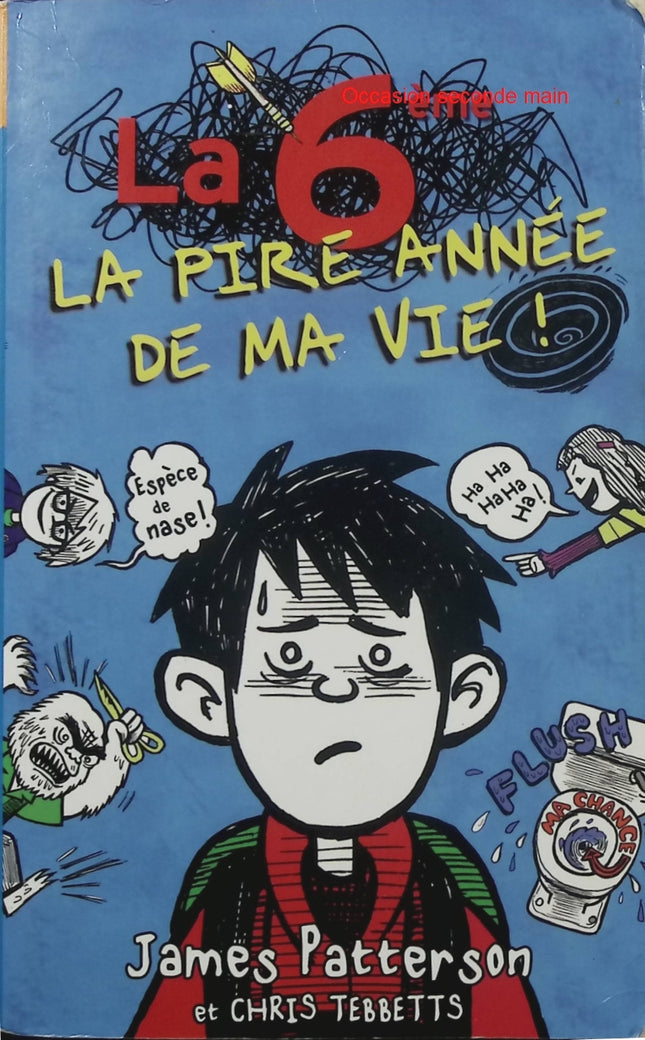 La 6ème, la pire année de ma vie ! – James Patterson et Chris Tebbetts – roman jeunesse, collège, rentrée en 6e, humour et amitié - Livre