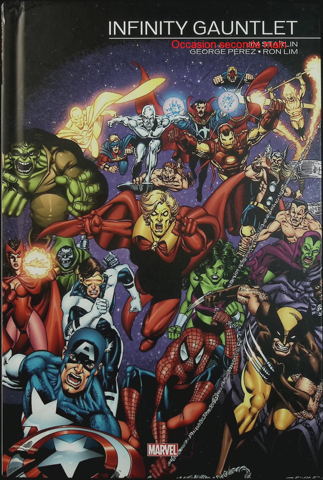 Infinity Gauntlet - George Pérez, Ron Lim & Jim Starlin - Comics Marvel d'occasion - Livre