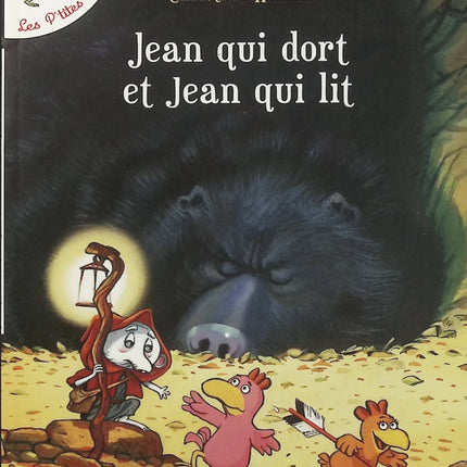 Jean qui dort et Jean qui lit – Les P’tites Poules – Christian Jolibois et Christian Heinrich – Histoire jeunesse drôle et illustrée, lecture, humour et aventures au poulailler - Livre
