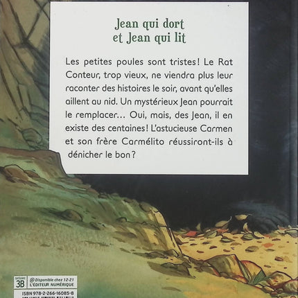 Jean qui dort et Jean qui lit – Les P’tites Poules – Christian Jolibois et Christian Heinrich – Histoire jeunesse drôle et illustrée, lecture, humour et aventures au poulailler - Livre