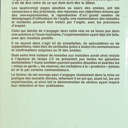 L'Argile qui guérit - Mémento de médecine naturelle - Raymond Dextreit - Livre