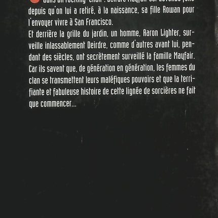 Le Lien maléfique Tome 1 – Anne Rice | Roman fantastique, sorcellerie, secrets de famille et mystères surnaturels - Livre