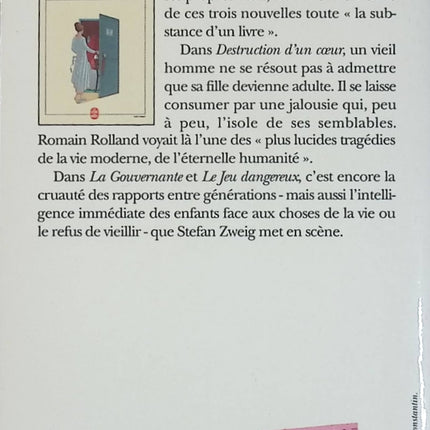 Destruction d'un cœur - Stefan Zweig - Nouvelle psychologique d'occasion - Livre