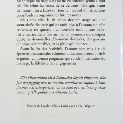 Un si beau jour – Elin Hilderbrand – Roman contemporain américain, histoire familiale, amour et secrets  - Livre