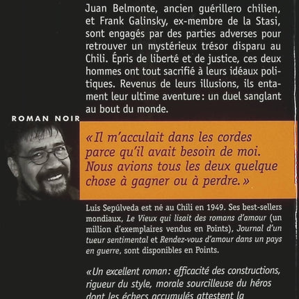 Un nom de torero de Luis Sepúlveda – Roman d'aventure et thriller politique, quête d'identité et secrets de l'histoire chilienne - Livre