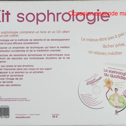 Kit sophrologie – Jean-Yves Pecollo | Livre + CD de relaxation, gestion du stress et bien-être - Livre