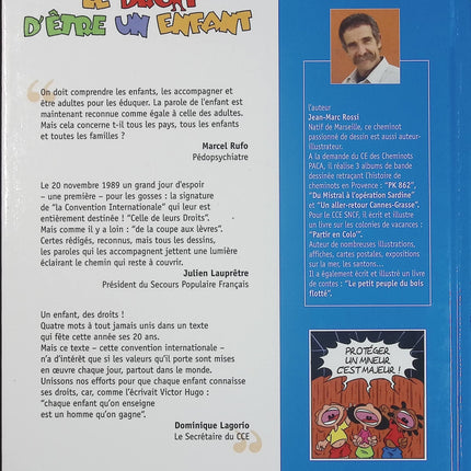Le Droit d'être un enfant - Jean-Marc Rossi - Album jeunesse documentaire d'occasion - Livre BD