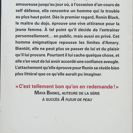De main de maître Tome 1 La Novice - Lorelei James - Romance érotique - Shibari - Ronin Black - Amery - Livre