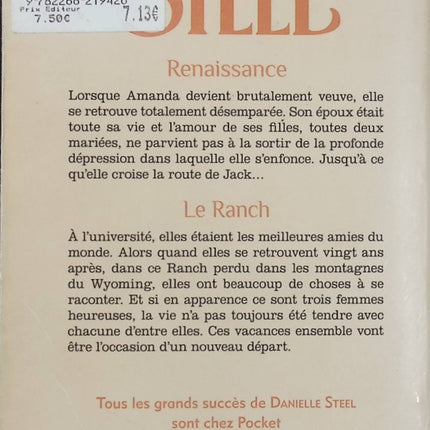 Renaissance suivi de Le Ranch - Danielle Steel - Roman sentimental - Livre