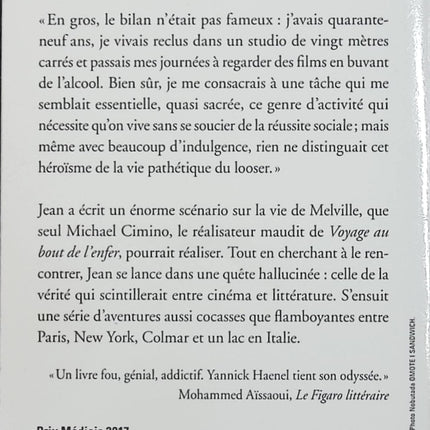 Tiens ferme ta couronne – Yannick Haenel – Roman contemporain, cinéma, littérature et création - Livre