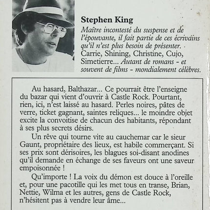 Bazaar – Tome 1 – Stephen King – Roman fantastique et horreur – Suspense psychologique – Thriller surnaturel - Livre