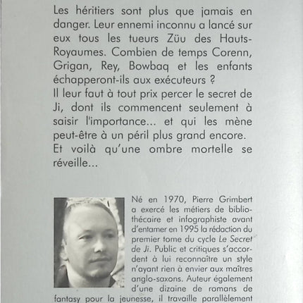 Le Serment orphelin - Le Secret de Ji Tome 2 - Pierre Grimbert - Fantasy d'occasion - Saga épique - Livre