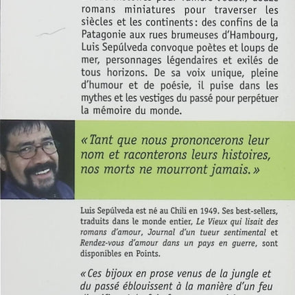 La Lampe d’Aladino et autres histoires pour vaincre l’oubli – Luis Sepúlveda, recueil de nouvelles littéraires sur la mémoire, l’exil et les destins humains - Livre
