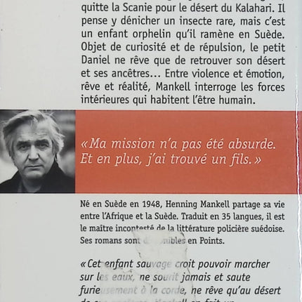 Le fils du vent - Henning Mankell - Roman historique d'occasion - Voyage, Afrique et quête d'identité - Livre