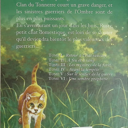 La Guerre des Clans Cycle 1 Tome 1 Retour à l'état sauvage | Erin Hunter | Roman jeunesse fantasy d'occasion - Livre