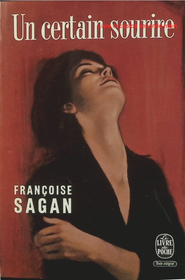 Un certain sourire - Françoise Sagan - Roman d'amour et de littérature française - Livre