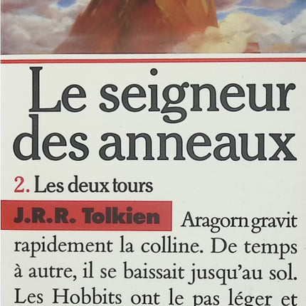 Le Seigneur des Anneaux Tome 2 – Les Deux Tours – J.R.R. Tolkien – Pocket – Fantasy - Livre