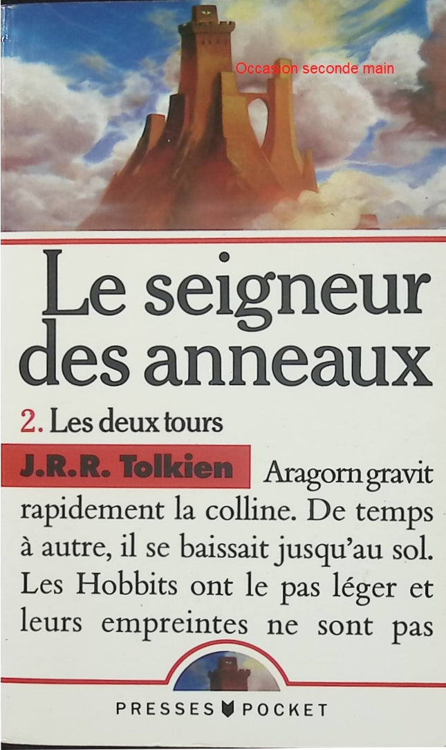 Le Seigneur des Anneaux Tome 2 – Les Deux Tours – J.R.R. Tolkien – Pocket – Fantasy - Livre