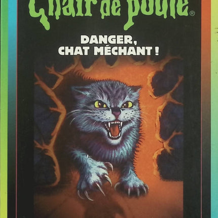 Chair de Poule - Tome 45 - Danger, chat méchant ! - R. L. Stine - Roman jeunesse d'occasion - Livre