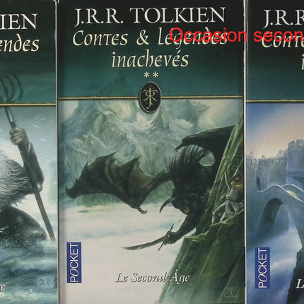 Contes et légendes inachevés Coffret 3 volumes - Tolkien | Le Premier Âge, Second Âge, Troisième Âge | Fantasy, Terre du Milieu, Seigneur des Anneaux | Livre d'occasion - Livre