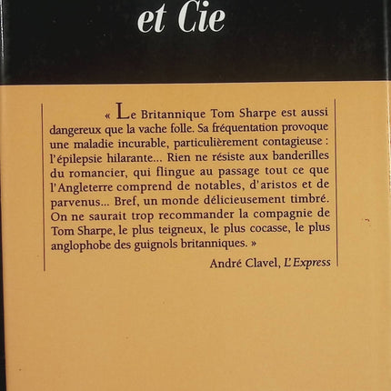 Fumiers et Cie – Tom Sharpe – Roman satirique humour noir bureaucratie et absurdité sociale - Livre