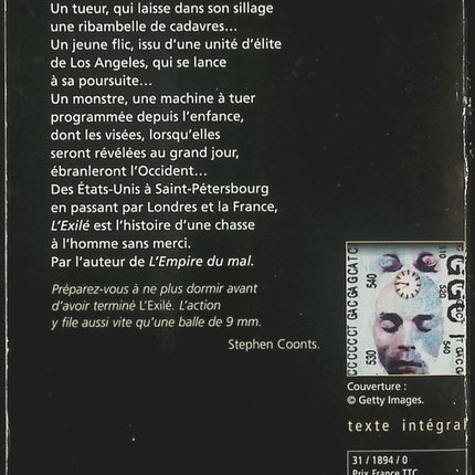 L’Exilé Allan Folsom – roman thriller suspense complot espionnage intrigue internationale - livre