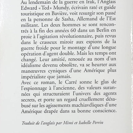 Une amitié absolue John le Carré – roman espionnage intrigue relations loyauté trahison - livre