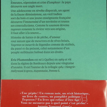 Taqawan – roman historique et engagement social – Éric Plamondon - Livre