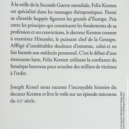 Les mains du miracle Joseph Kessel – roman historique et biographique captivant - Livre