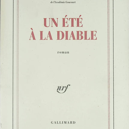 Un été à la diable - Roman contemporain et récit initiatique de Daniel Boulanger - Livre