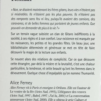 Roman contemporain drame familial émotion – Grâce et Dénuement Alice Ferney - Livre
