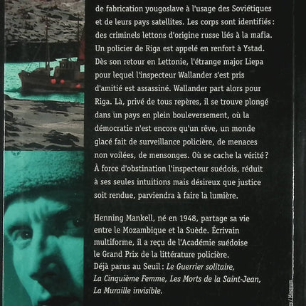 Les Chiens de Riga - Thriller policier nordique et enquête de Kurt Wallander de Henning Mankell - Livre