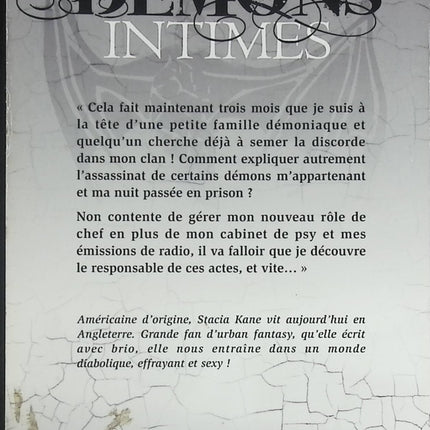 Megan Chase Tome 2 - Démons Intimes - Stacia Kane - Roman fantastique pour jeunes adultes - Livre