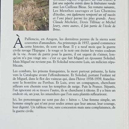 Les Amandiers Fleurissaient Rouge Christian Signol roman contemporain émouvant et familial - Livre