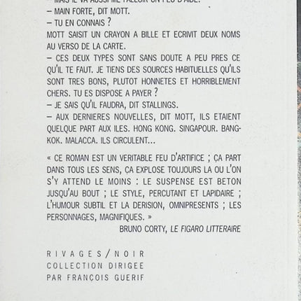 Les Faisans des Iles – roman policier de Ross Thomas – suspense et intrigue internationale – livre d’occasion - livre