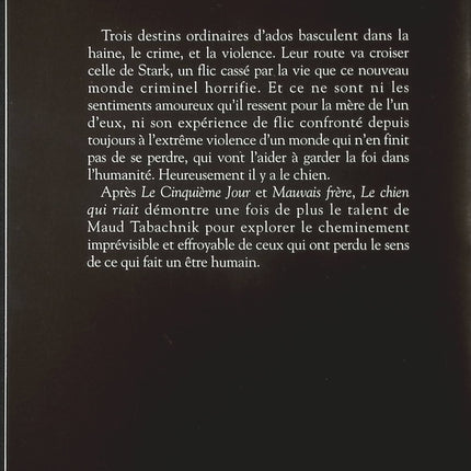 Le Chien qui riait – roman contemporain et suspense de Maud Tabachnik mystère et émotions - livre