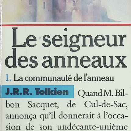 Le Seigneur des Anneaux - J.R.R. Tolkien - Roman fantasy épique - Livre