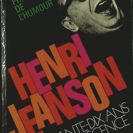 Livre d’occasion Soixante-dix ans d’adolescence – Henri Jeanson – Chroniques et souvenirs- livre