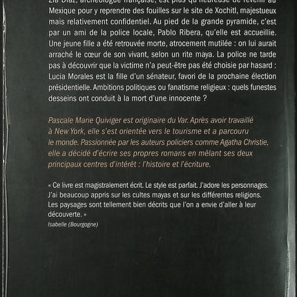 Rituel macabre – thriller sombre et enquête mystérieuse – Pascale Marie Quiviger - Livre