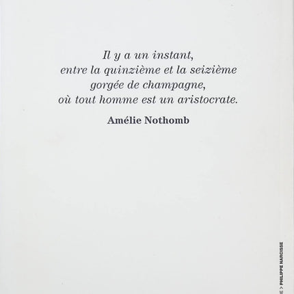Le Fait du Prince – Roman contemporain Amélie Nothomb - livre