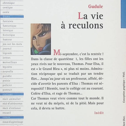 La vie à reculons - Gudule - livre
