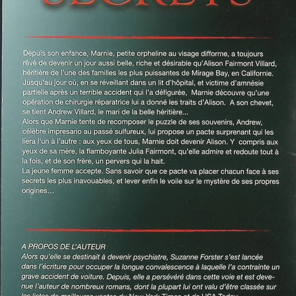 Secrets – roman romantique et suspense de Suzanne Forster mystère et émotions - livre