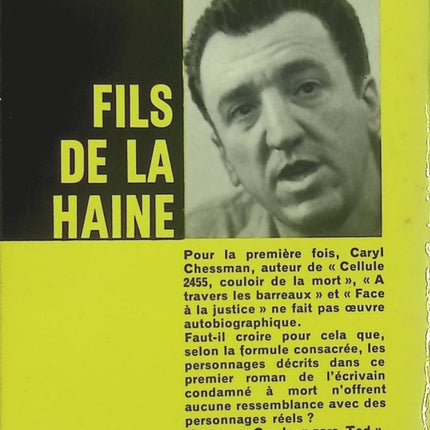 Fils de la haine – Caryl Chessman, roman noir et social intense - livre